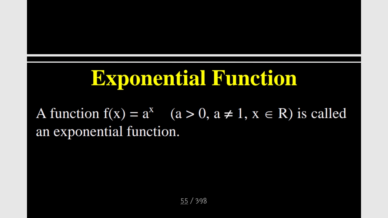 Question image for If base is less than 0 then it function is which